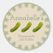 Etiket booraugurken (Voorkant)