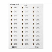 Etiket bruin Beer (Full Sheet)