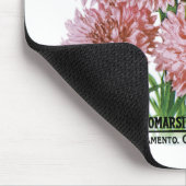 Etiket Button van de bachelor Muismat (Hoek)