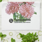 Etiket Button van de bachelor Theedoek (Gevouwen)