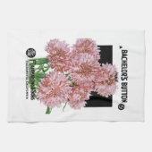 Etiket Button van de bachelor Theedoek (Horizontaal)