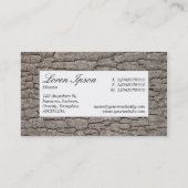 Etiket centrum - Bark 01 Visitekaartje (Achterkant)