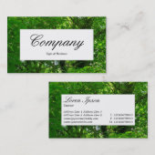 Etiket centrum - in de bomen III Visitekaartje (Voorkant / Achterkant)