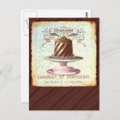  etiket Chocolat et Confiserie Briefkaart (Voorkant / Achterkant)