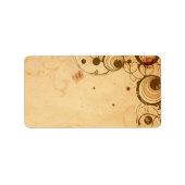 Etiket  cirkels (Voorkant)