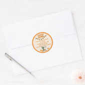 Etiket coacaomonstructies, halloween-label (Envelop)