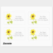 Etiket "Dansende zonnebloem" (Vel)