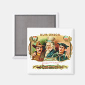 Etiket  doos van de Unie Magneet (Voorkant / Achterkant)