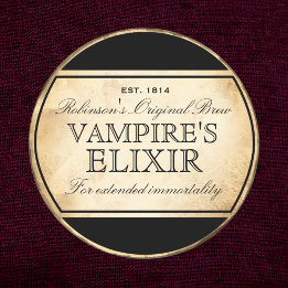 Etiket Elixir van Halloween alchemy Vampire