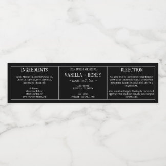 Etiket essentiële olie