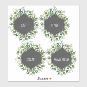 Etiket flessenbord keukenzandel sticker