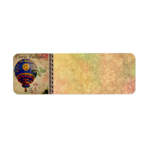 Etiket Frans Briefkaart
