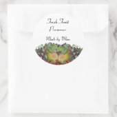 Etiket  fruit op aangepast blikveld (Tas)