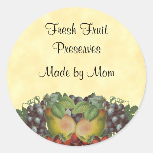 Etiket  fruit op aangepast blikveld (Voorkant)