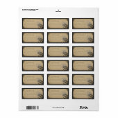 Etiket gedistilleerd adres (Full Sheet)