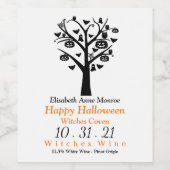 Etiket gehakte boswijn (Enkel label)