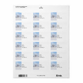 Etiket gemarkeerd wintereik (Full Sheet)