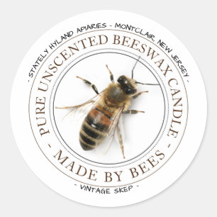 Etiket goudmakreelbeendermeel BEESWAX