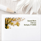 Etiket herfst-structuuradres (Insitu)