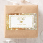 Etiket honingraathoningraat met mousserende honing (Insitu)