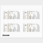 Etiket honingvoeding 2020  bijengoud (Vel)