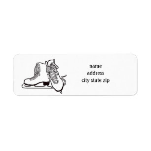 **ETIKET ICE SKATER** TERUGKEERADRES ETIKET