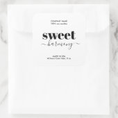 Etiket kaartenlabel Modern minimalist (Tas)