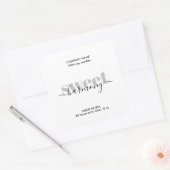 Etiket kaartenlabel Modern minimalist (Envelop)