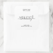 Etiket kaartenlabel Modern minimalist (Tas)