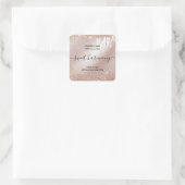 Etiket kaartje Etiket roos gouden doos (Tas)