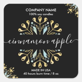 Etiket kerstsnowflake Kandle