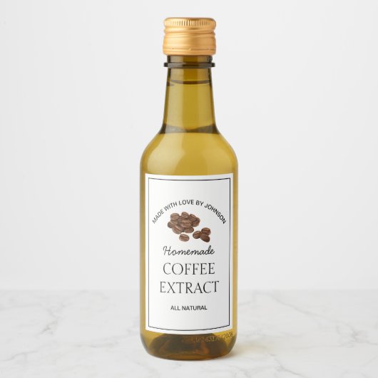 Etiket koffie-extract (Voorkant)