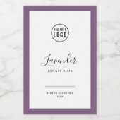 Etiket Logo en bewerkbare kleur toevoegen (Enkel label)