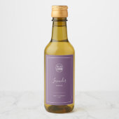 Etiket Logo witte rand bewerkbare kleur (Voorkant)