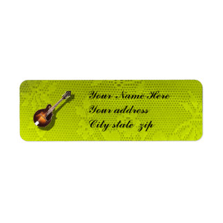 ETIKET MANDOLIN-RETURN ADRES