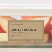 Etiket merkminimalistisch grenskraft toevoegen labels (Aangebracht)