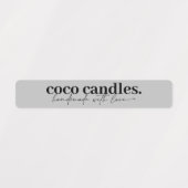 Etiket met dunne kaars-tamper-proof-zegel labels (Design 1)