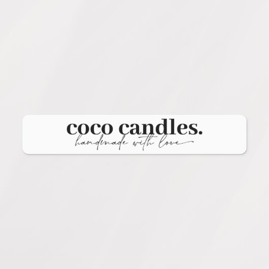 Etiket met dunne kaars-tamper-proof-zegel labels (Design 1)