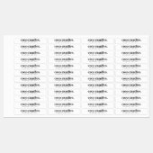 Etiket met dunne kaars-tamper-proof-zegel labels (Vel)