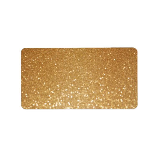 etiket met glitter-verfadres (Voorkant)