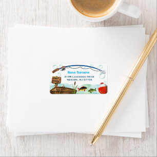 Etiket met het label Gone Fishing Themed address