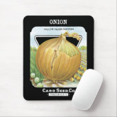 Etiket nionzaadverpakking muismat (Met muis)