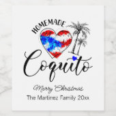 Etiket op flesfles met dekglaasje (Enkel label)