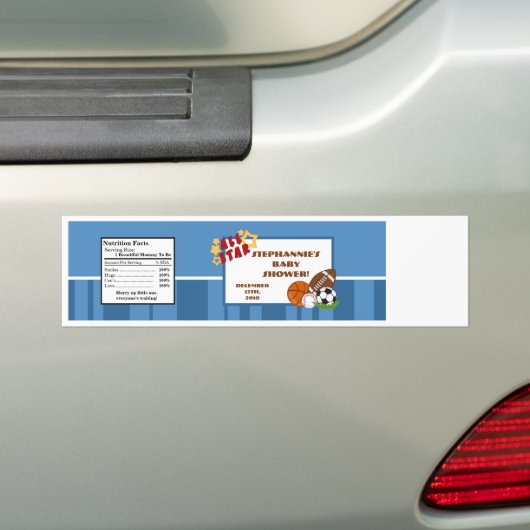 Etiket op flesje Al Star Blue Bumpersticker (Op auto)