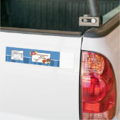 Etiket op flesje Al Star Blue Bumpersticker (Op Truck)