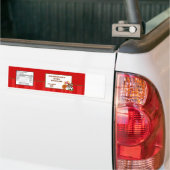 Etiket op flesje All-Star Red Bumpersticker (Op Truck)