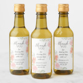 Etiket op flesje voor pasta Blush Mini Wine (Flessen)