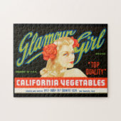 etiket op fruitkratten 2 Jigzaag Puzzle Legpuzzel (Horizontaal)