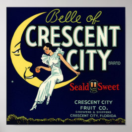 etiket op fruitkratten afdrukken poster