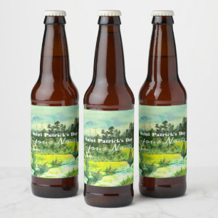 Etiket op groene valley Food and Beverage
